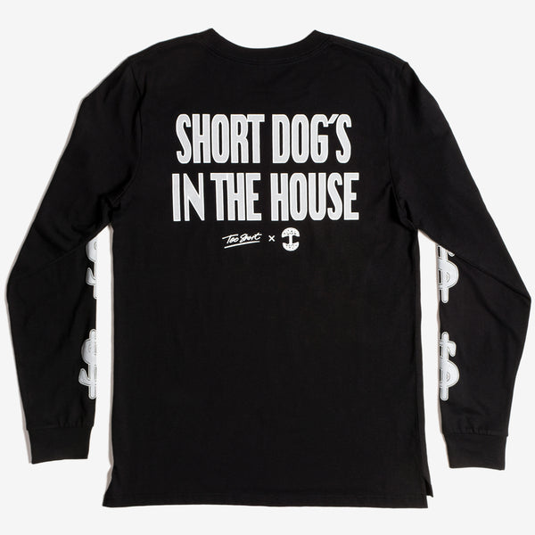 Back of tee Short Dog's in the house.