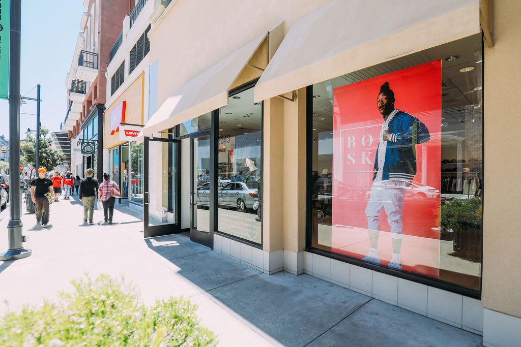 Exterior storefront and signage.