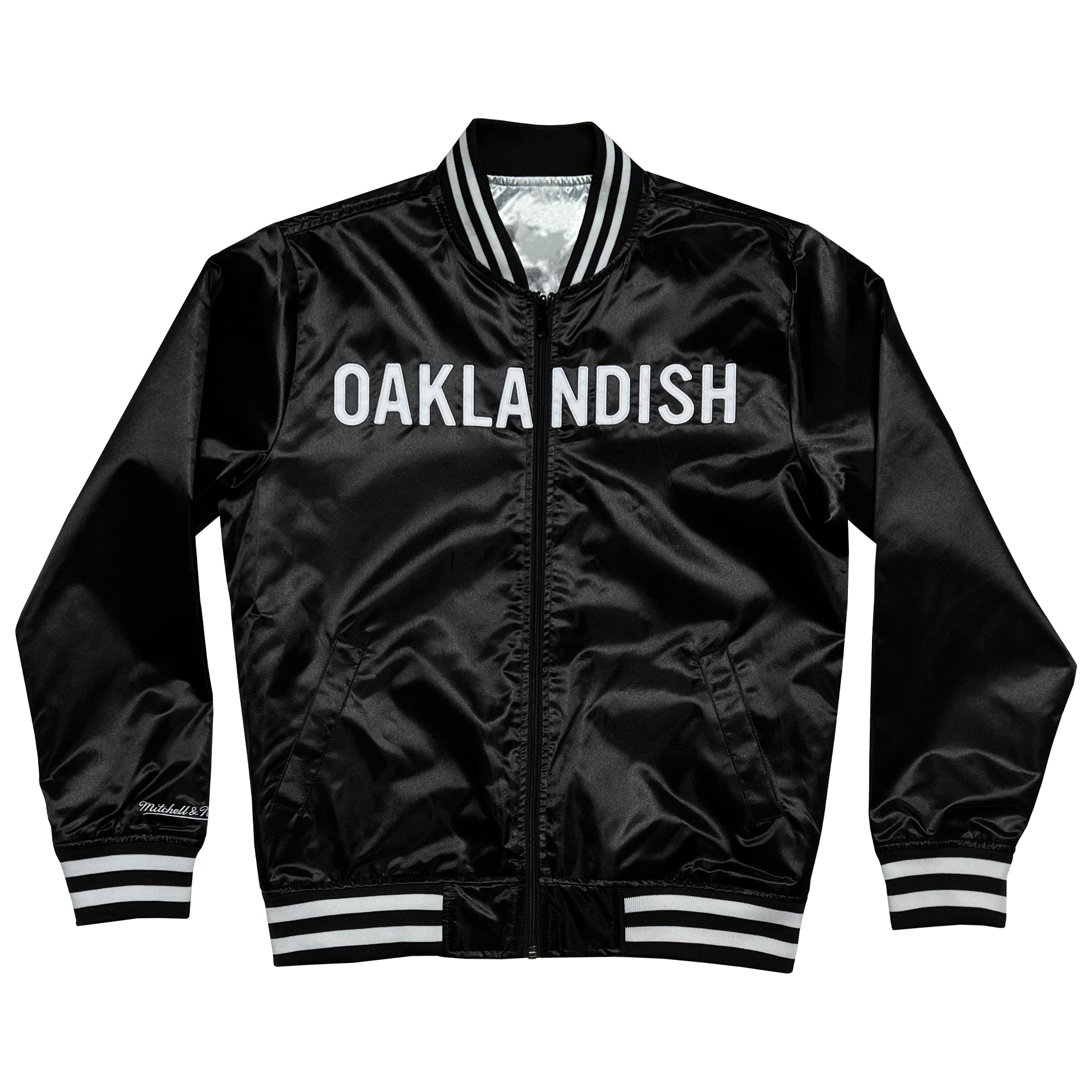 Mitchell & Ness x Oaklandish Reversible Satin Jacket - Oaklandish product image