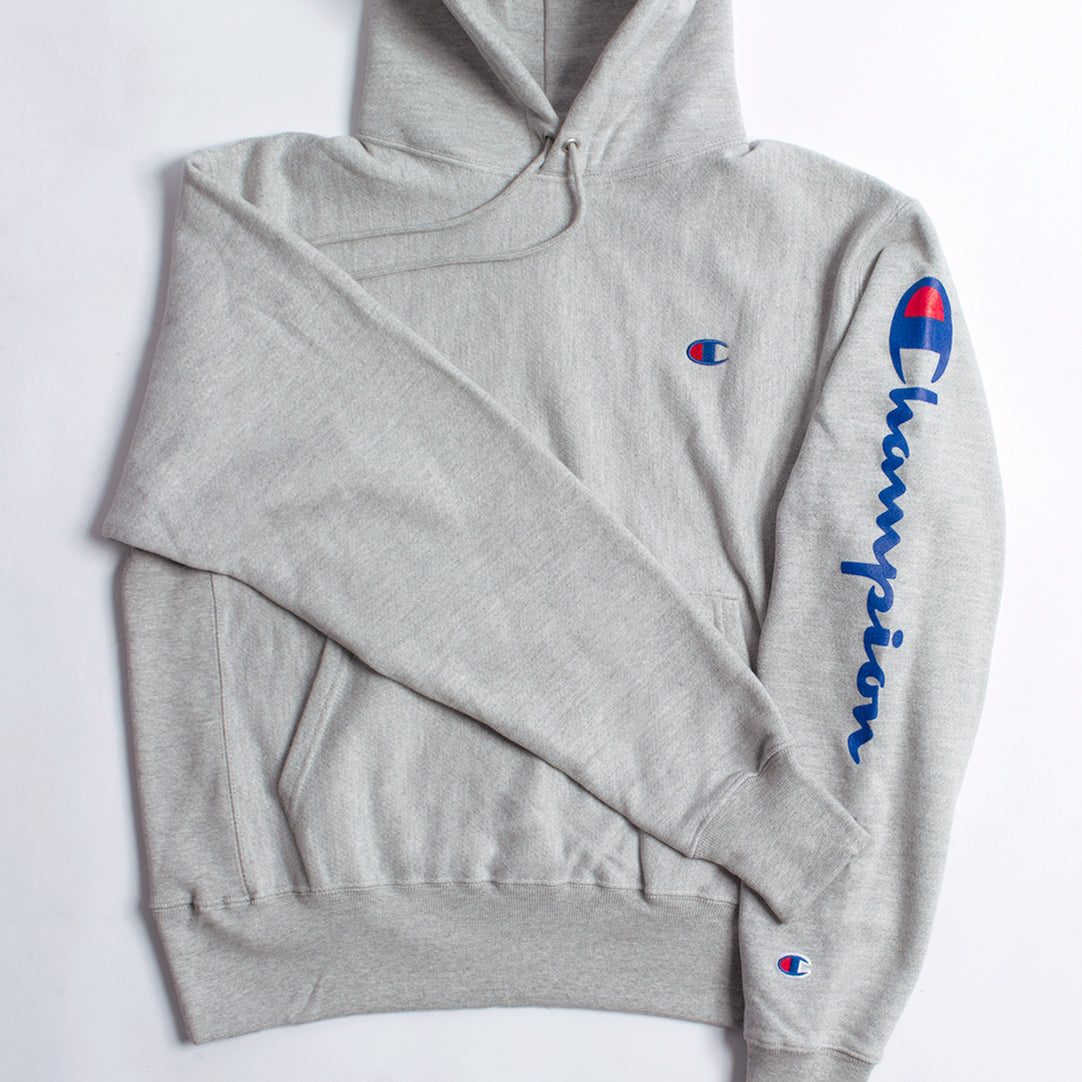 champion hoodie side script