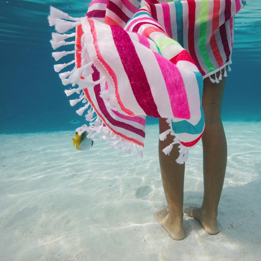 Shop Las Bayadas Mexican Beach Blankets | Coral & Calypso