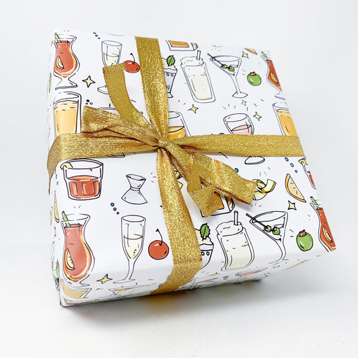 Santa Chimney Wrapping Paper Sheets - Magnolia