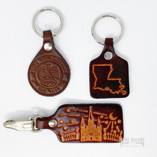 Leather Cathedral Luggage Tag & Handmade Gifts for Dad in New Orleans —  Home Malone