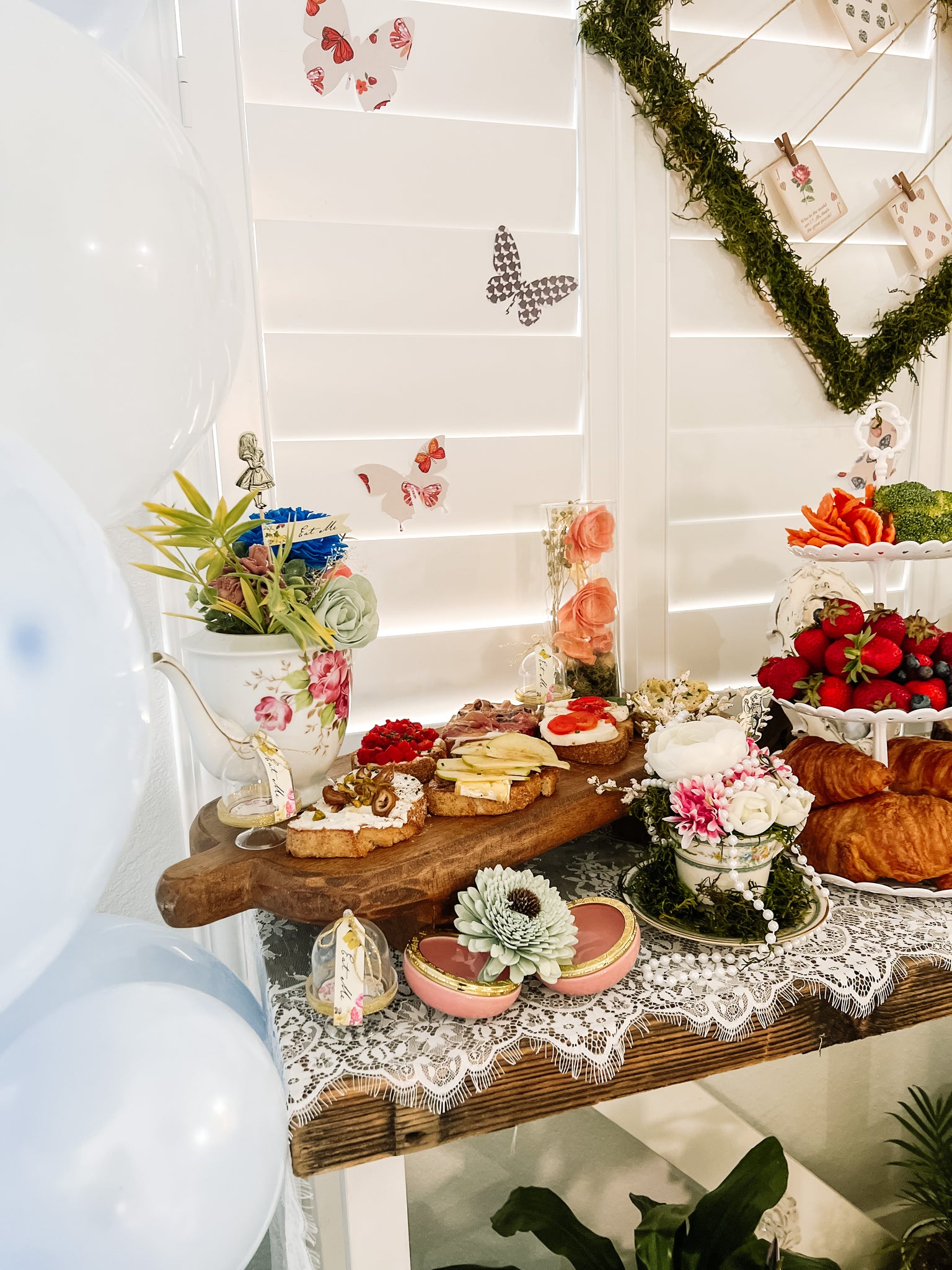 Alice in Wonderland Themed Birthday Party