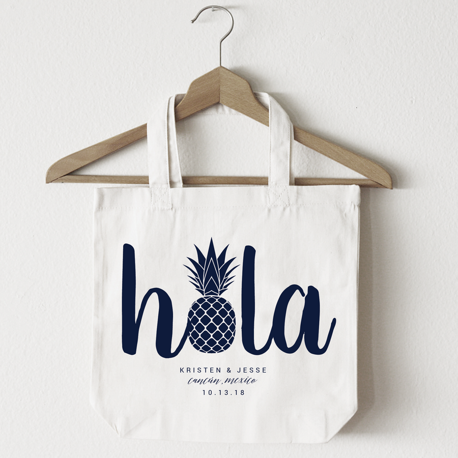 pineapple tote bag