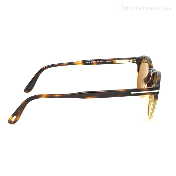 Sunglasses Tom Ford Dante TF834 55E 50x21 145 *2 — Óptica Fernández Baca