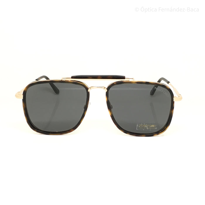 Sunglasses Tom Ford Huck TF665 52A 58x17 145 *3 — Óptica Fernández Baca