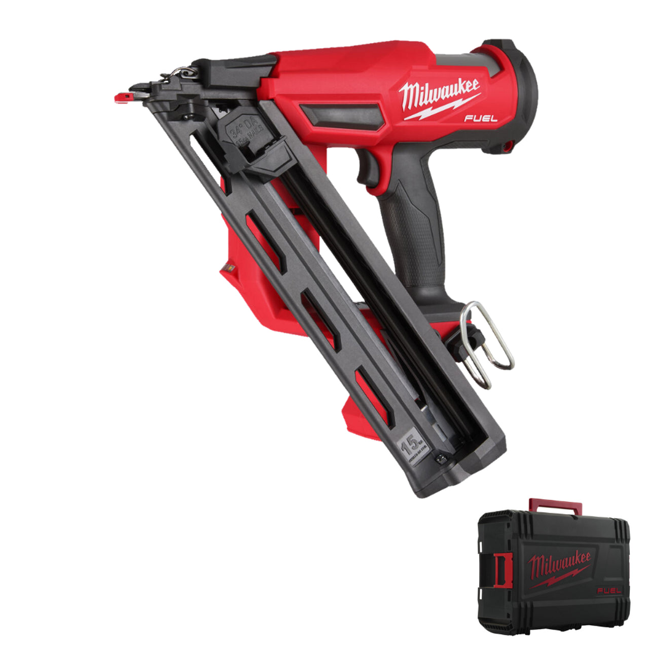 Milwaukee M18FN15GA-0X M18 FUEL 15GA Angled Finish Nailer (Bare Unit) - Image 4