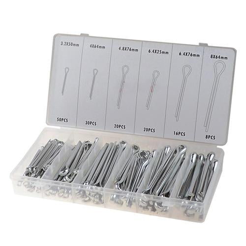 144pc Large Cotter Pins Assortment 32 8mm — Mallow Tools 