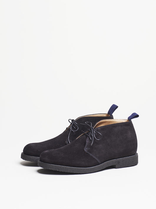 black suede chukka