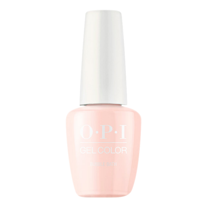 opi bubble bath gel color number