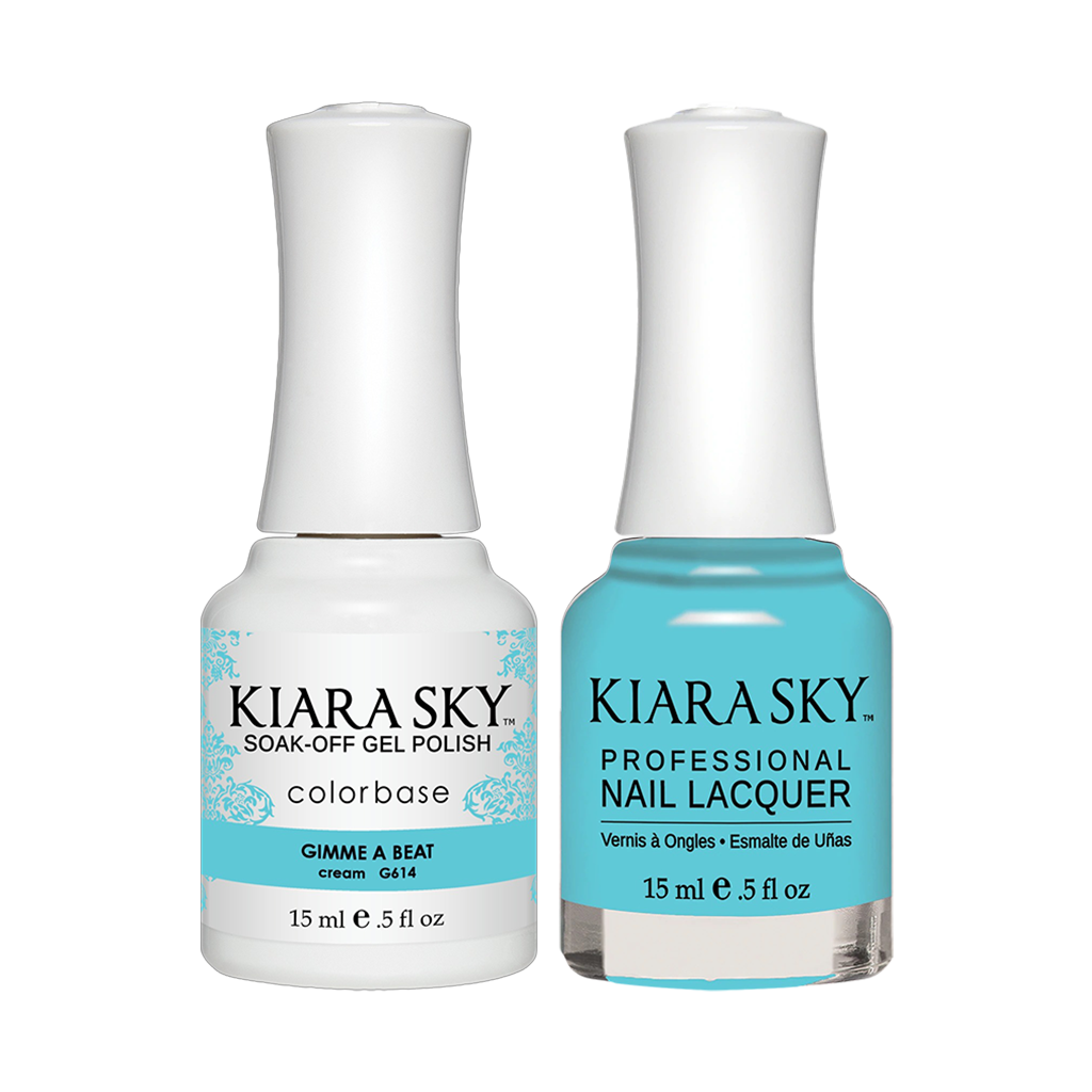 Kiara Sky Gel Polish + Nail Lacquer, Electro Pop Collection, GN 614, G.