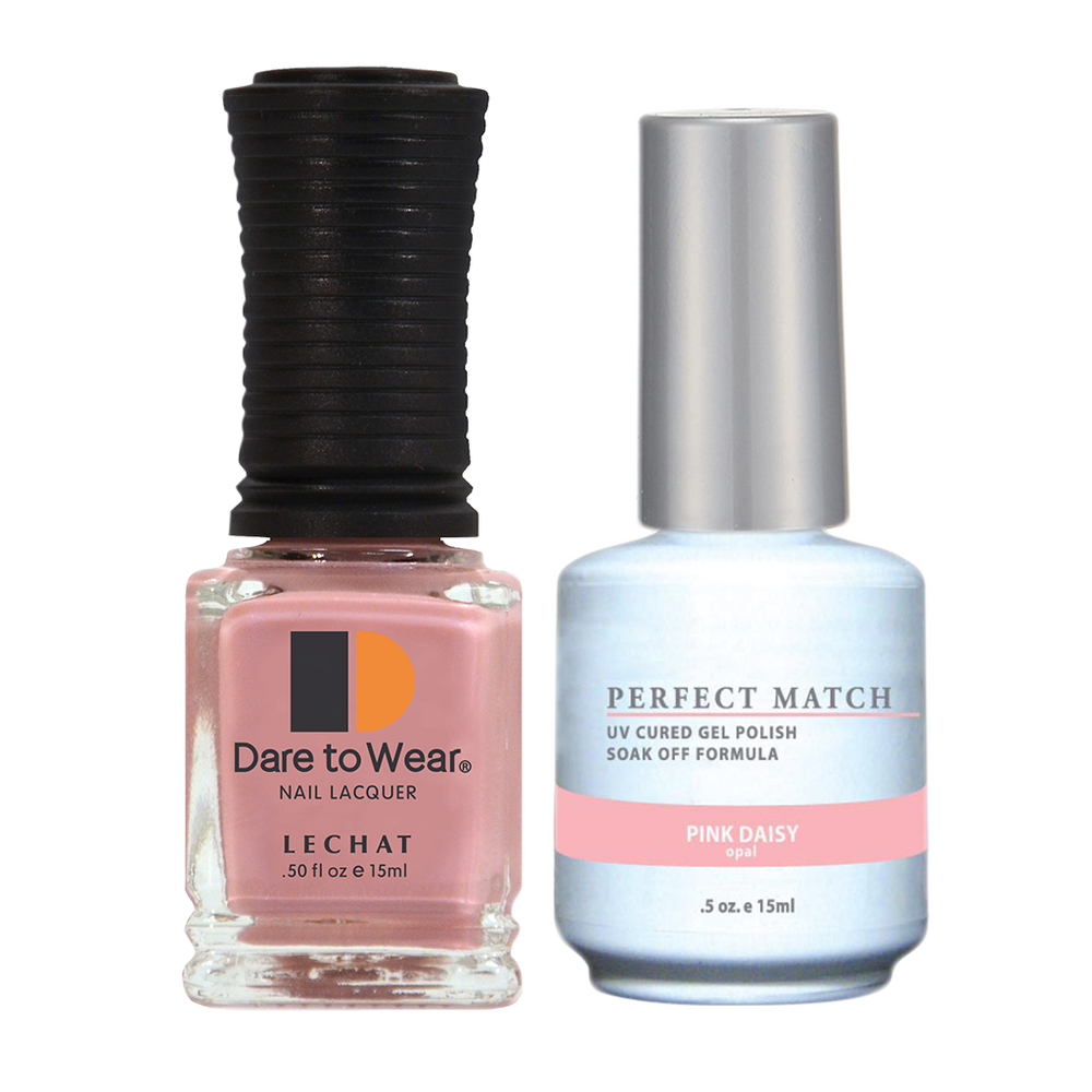 Lechat Perfect Match Nail Lacquer And Gel Polish Pms005 Pink Daisy Nail Deli