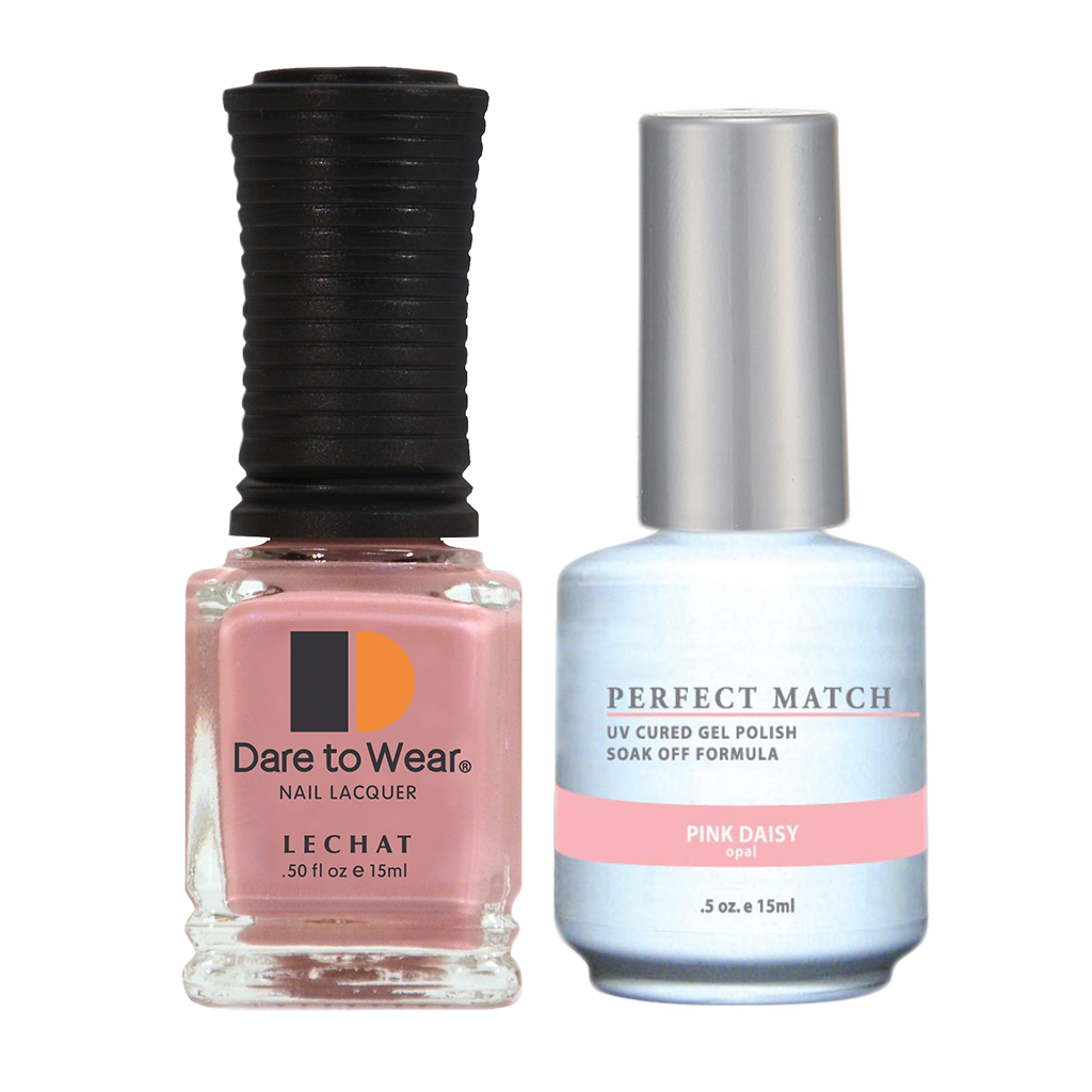 Lechat Perfect Match Nail Lacquer And Gel Polish Pms005 Pink Daisy Nail Deli