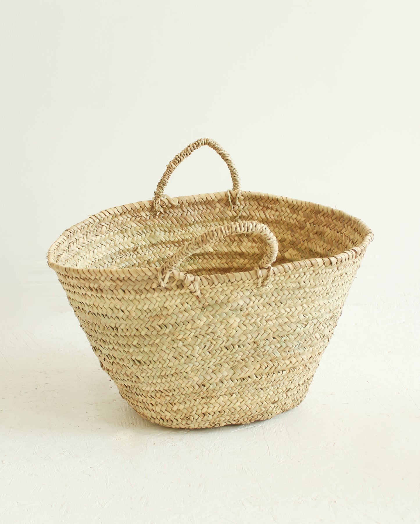 Accra Round Large Storage Baskets, Handwoven in Morocco, 3 sizes