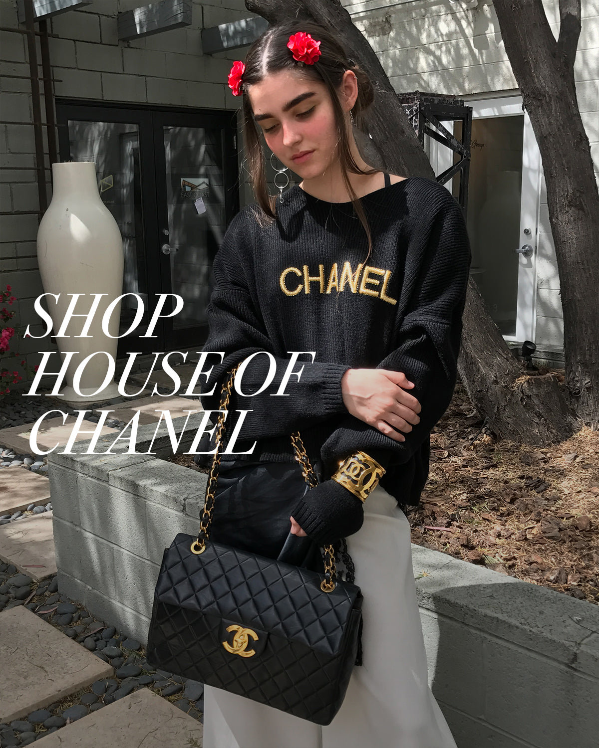 chanel fuzzy bag