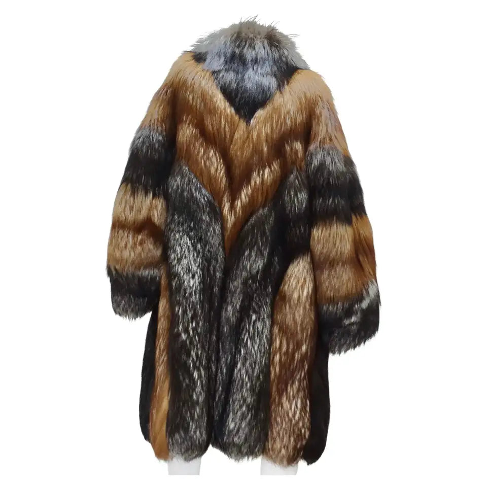 image of Christian Dior 1970s Fox Fur Coat