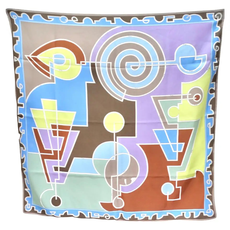 image of Vintage Pucci Silk Printed Scarf