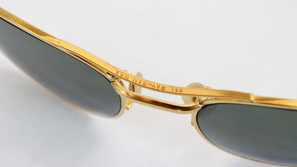 ray bans gold frames