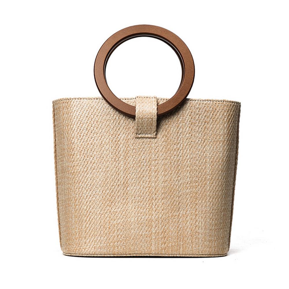 Btb Los Angeles Salty As A Beach Paper Straw Tote Bag