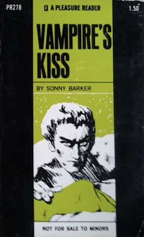 vampire's kiss vintage gay pulp novel