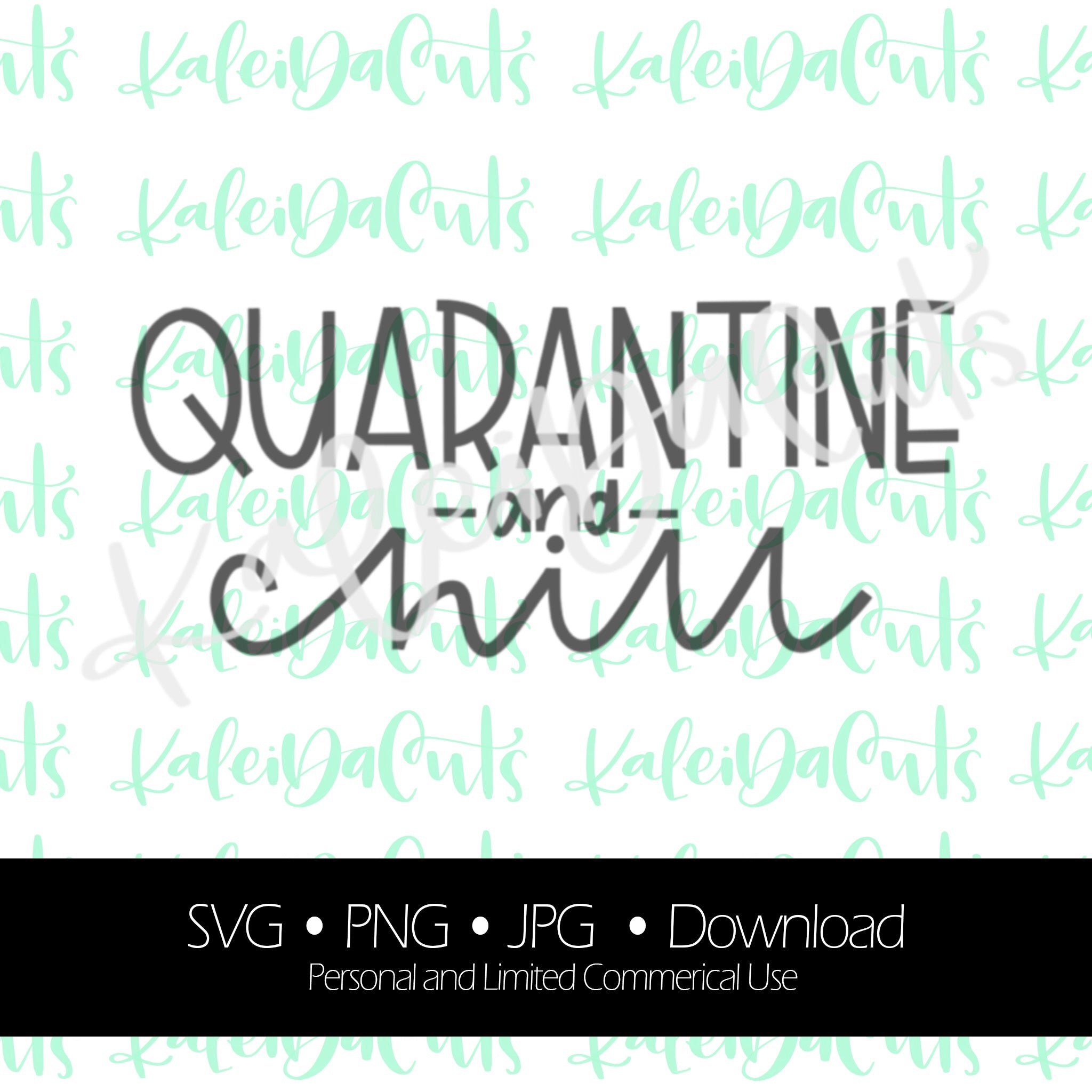 Download Quarantine Chaos Lettering Bundle Digital Download Svg Kaleidacuts