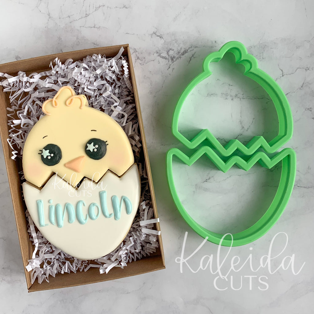 Hatched Chick Set Cookie Cutter Kaleidacuts 