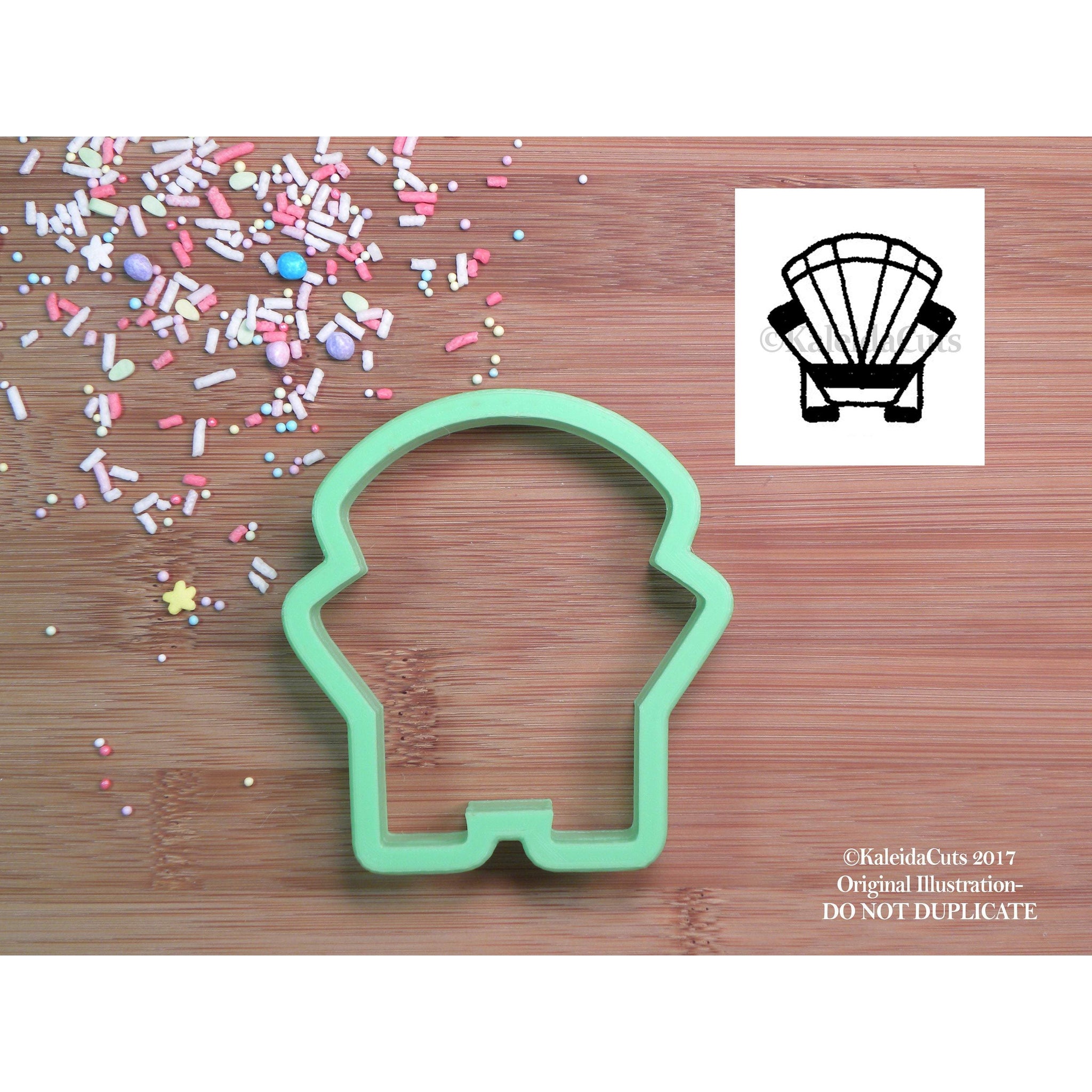 Adirondack Chair Cookie Cutter - KaleidaCuts