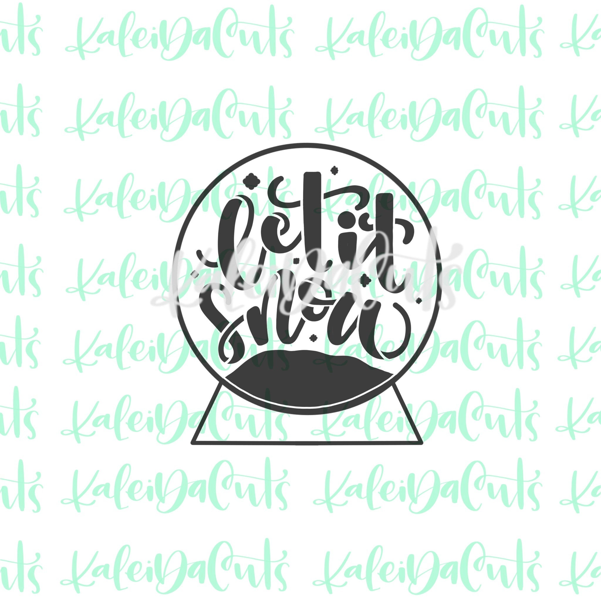 Snow Globe 2 Cookie Cutter