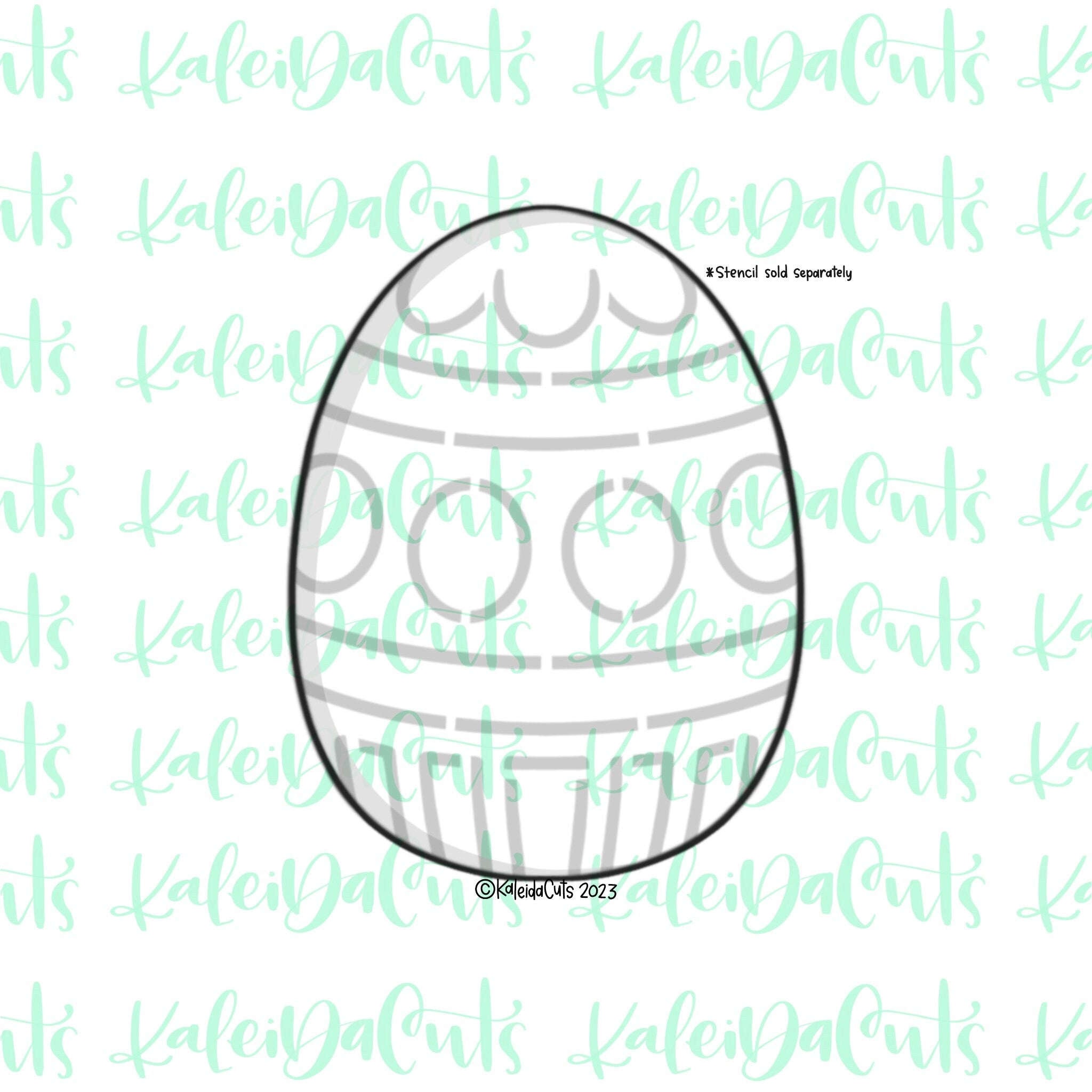 PYO Easter Egg Cookie - KaleidaCuts