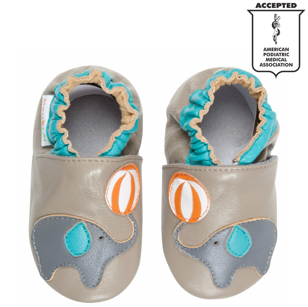 elephant baby shoes