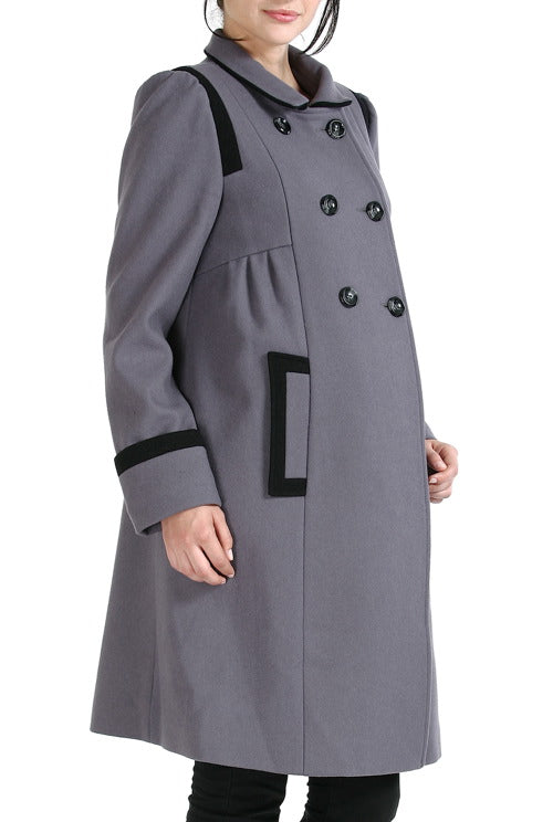 Maternity 'Madison' Double Breasted Wool Blend Coat | Momo Maternity ...