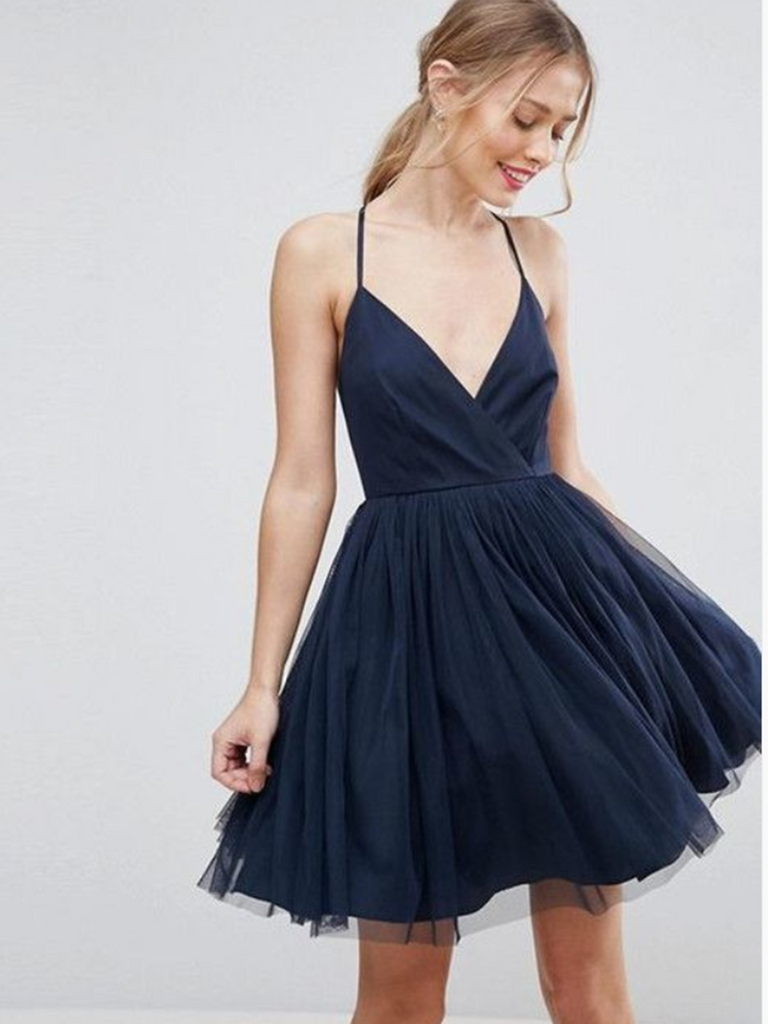 homecoming dresses navy blue