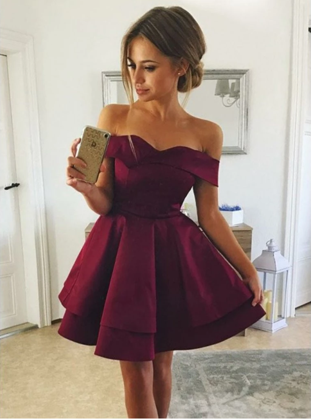 maroon dress for graduation