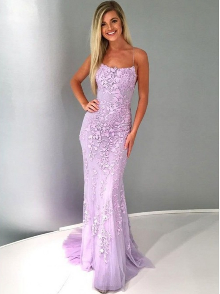lavender evening dresses