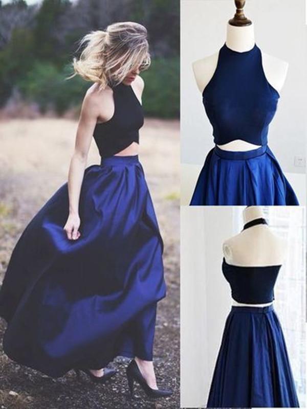 navy blue prom outfit