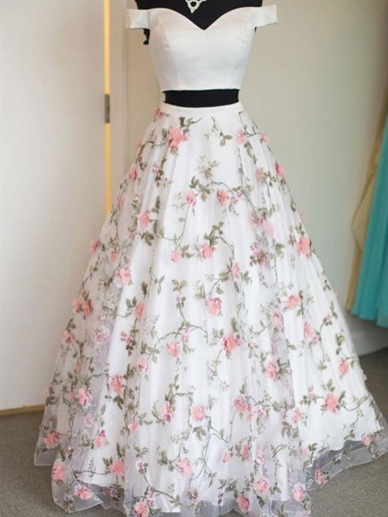 formal long floral dresses