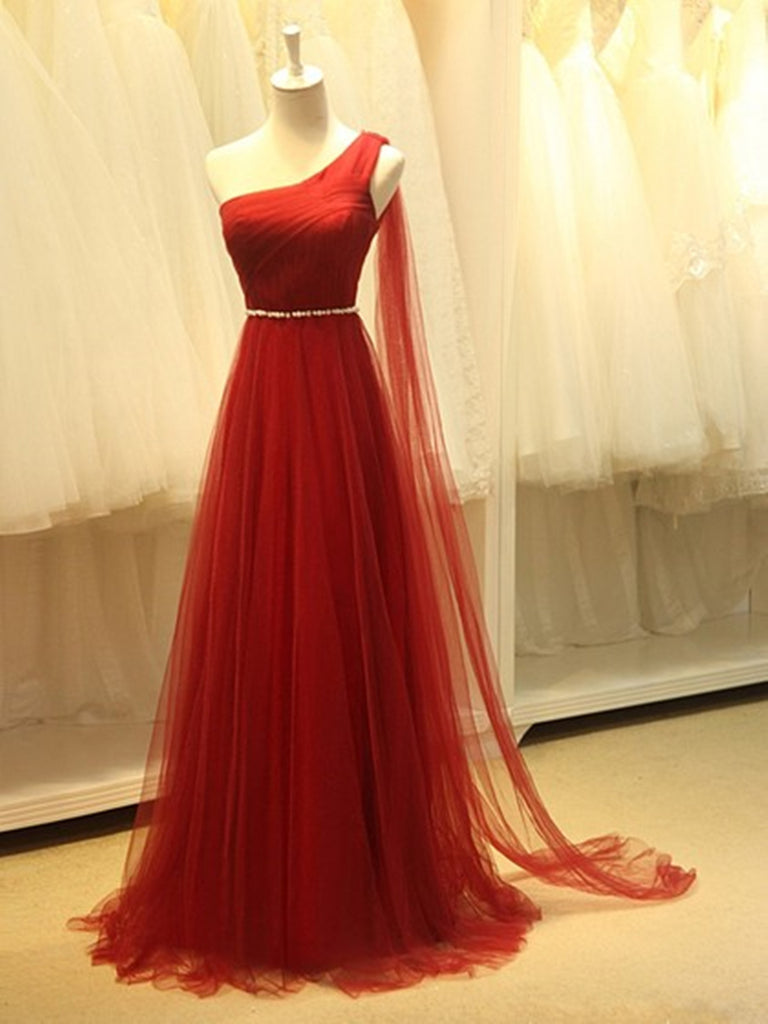 pleated tulle formal dress