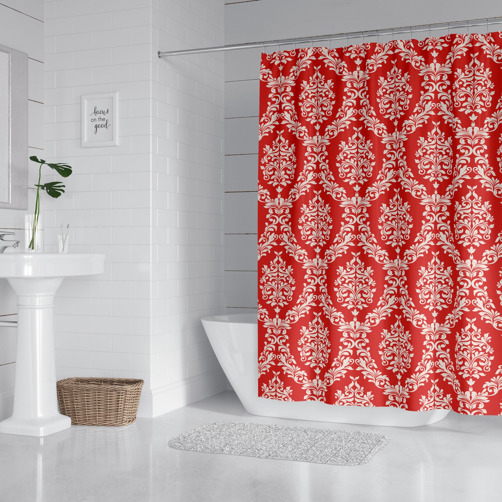 Red Shower Curtains Decor Made Custom Decormadecustom