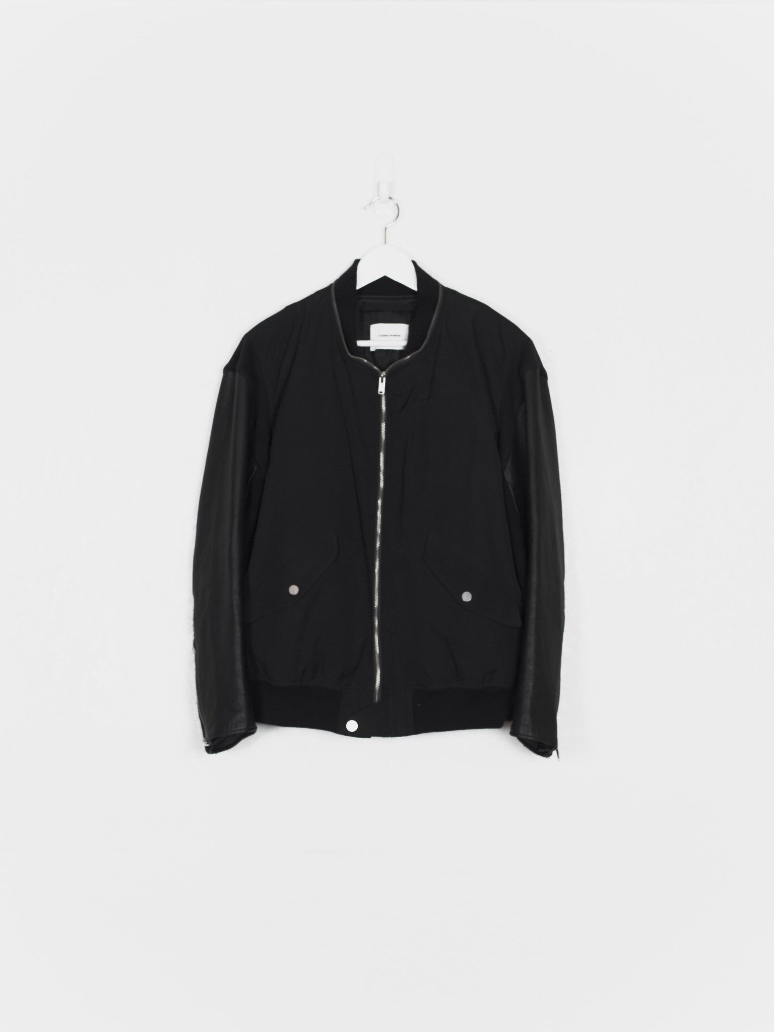 Undercover AW11 Mirror Leather Sleeve Ma-1 Bomber – HUIBEN