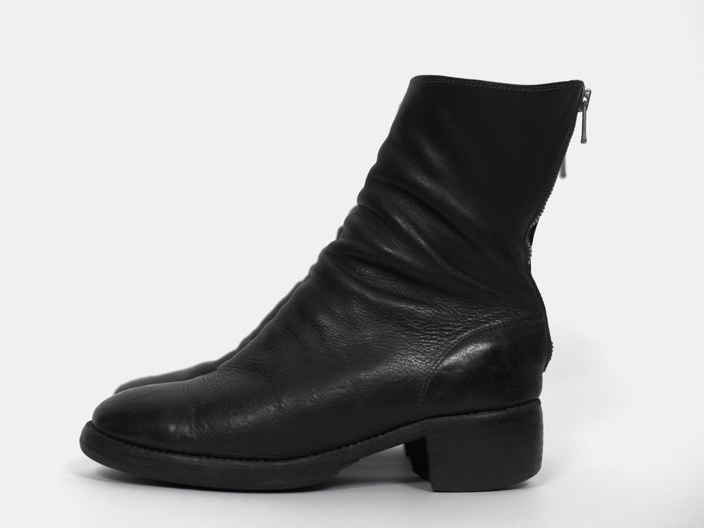 Guidi 788Z Stacked Heel Backzip Boots – HUIBEN