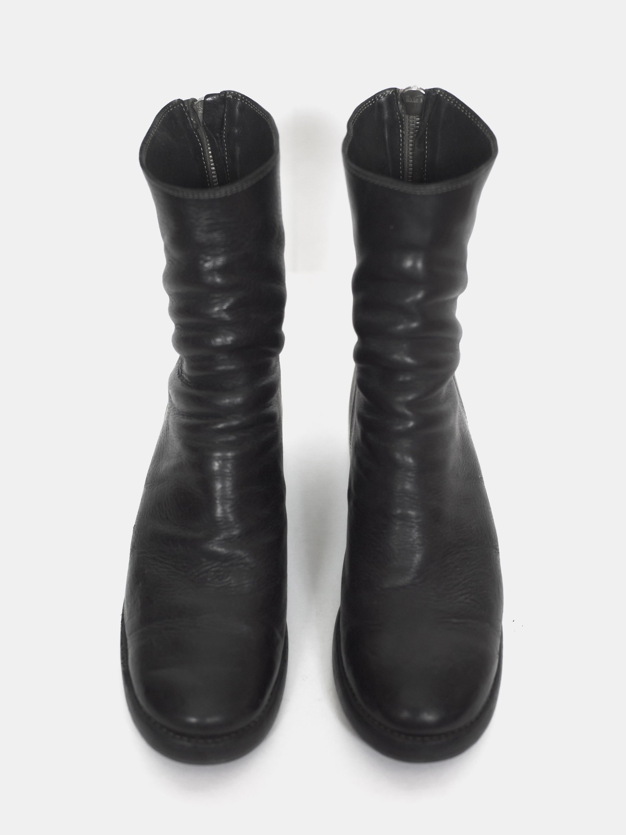 Guidi 788Z Stacked Heel Backzip Boots – HUIBEN