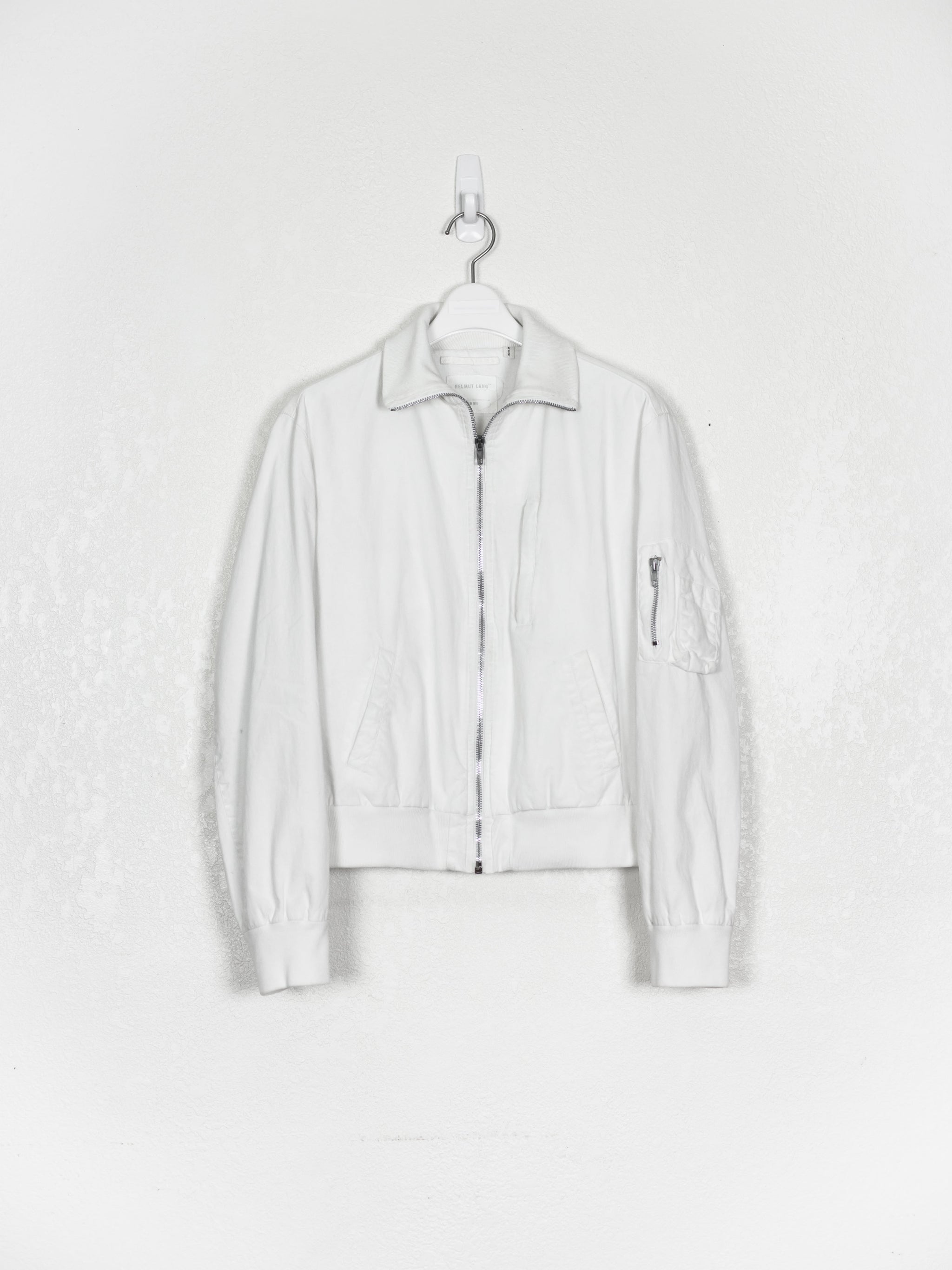 Helmut Lang SS99 Resin Coated High Collar MA-1 Bomber – HUIBEN