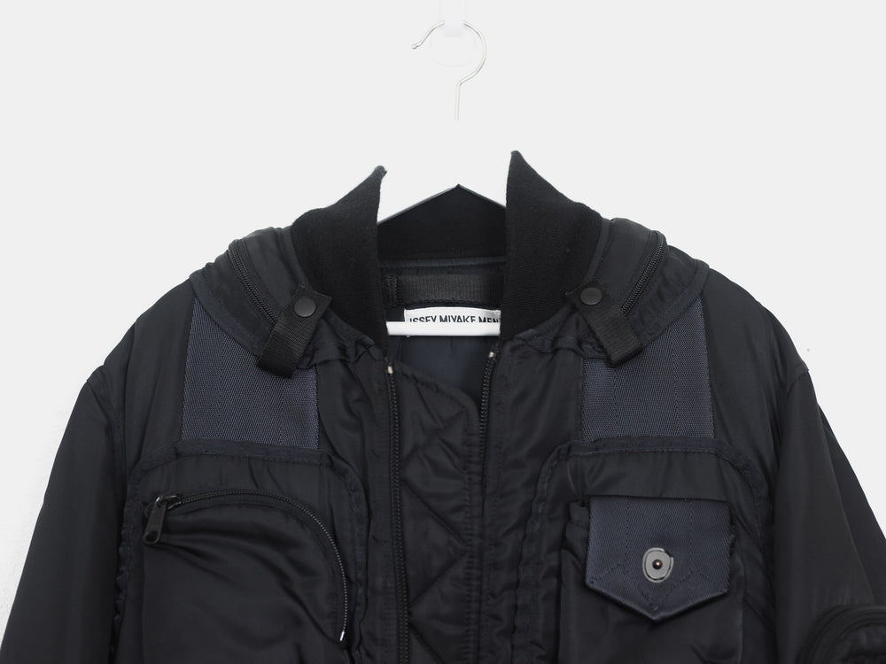 Issey Miyake AW96 Parachute Cargo MA-1 Bomber – HUIBEN