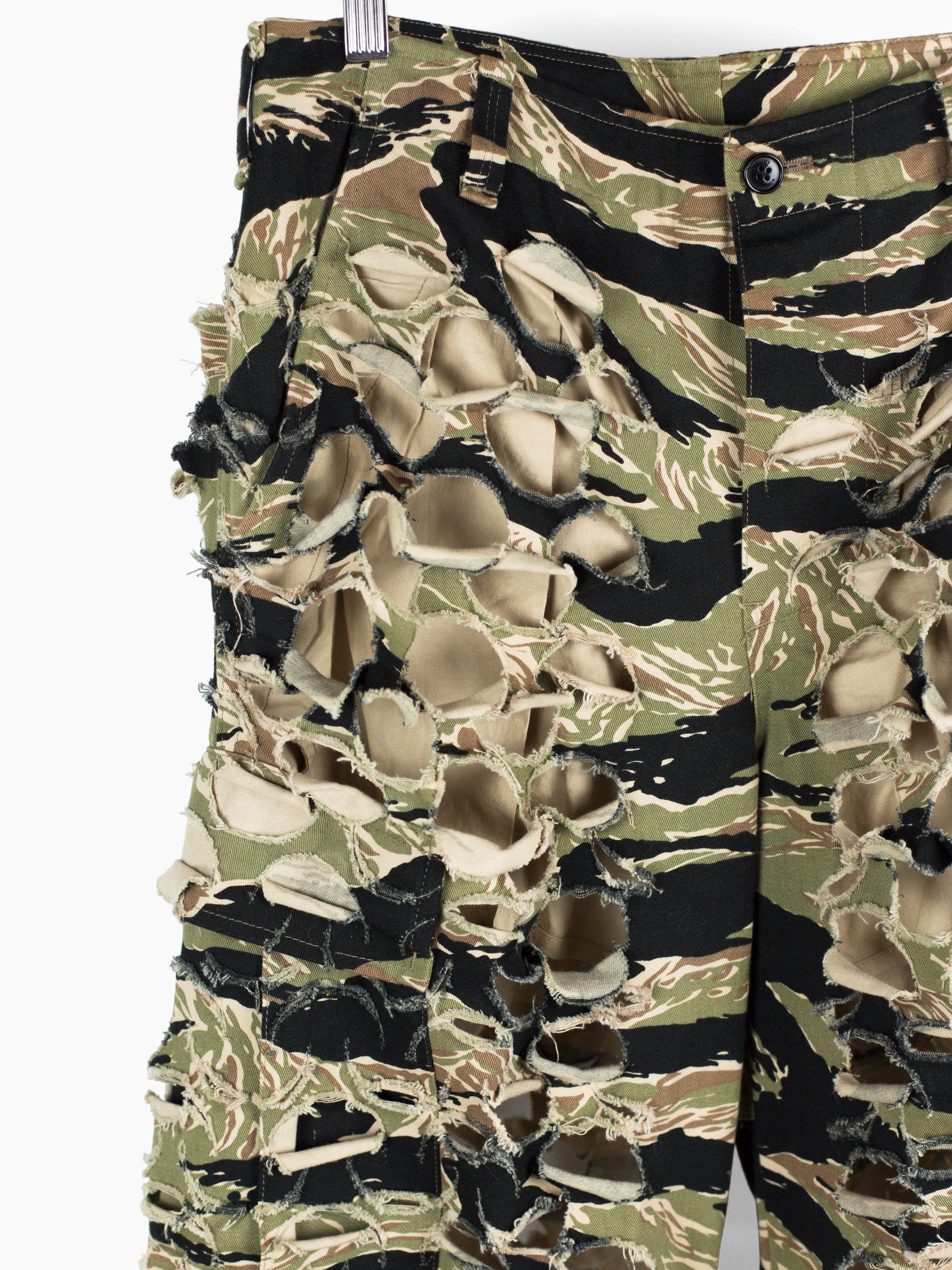 Vetements AW18 Laser Cut Tiger Camo Cargos – HUIBEN