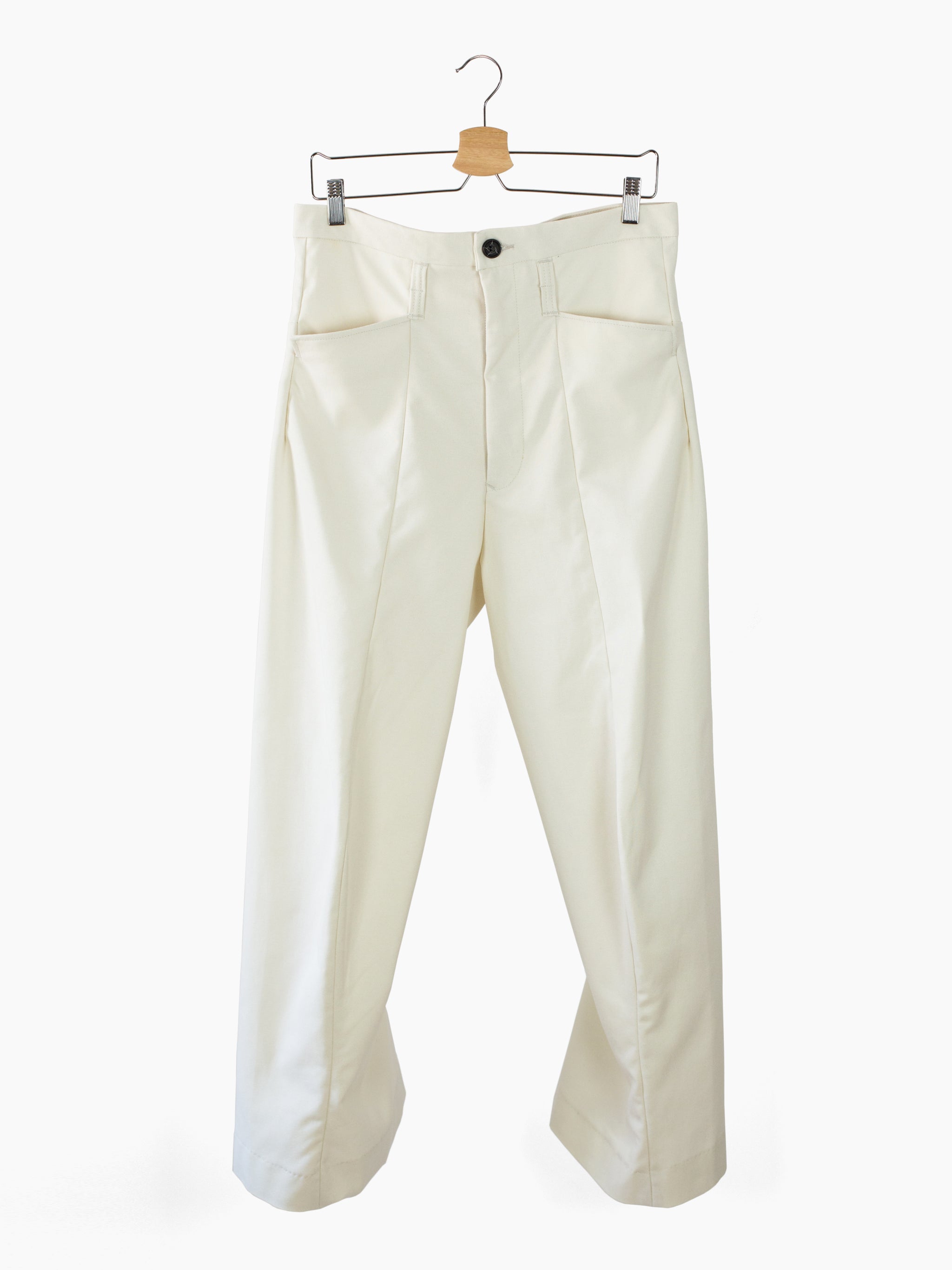 Kozaburo SS22 Hopsack 3D Tailored Trouser – HUIBEN