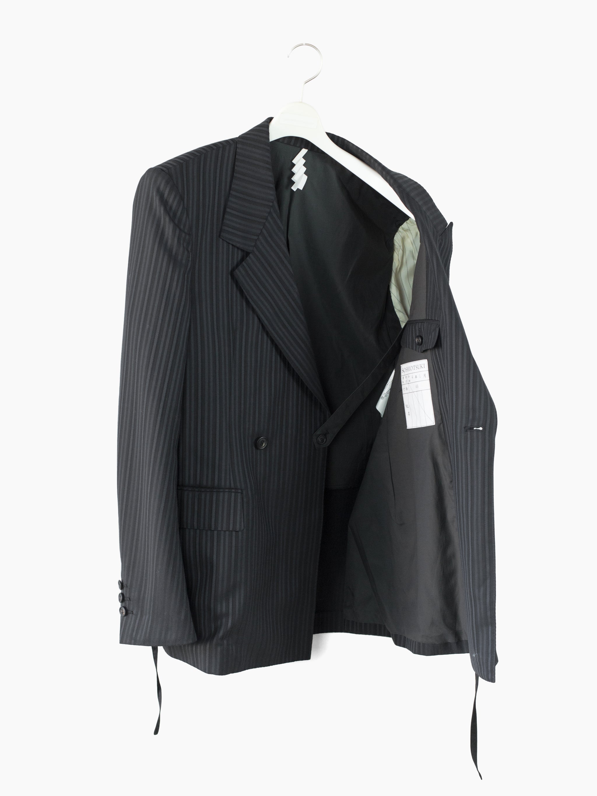 Soshiotsuki SS22 Double Smoking Jacket – HUIBEN