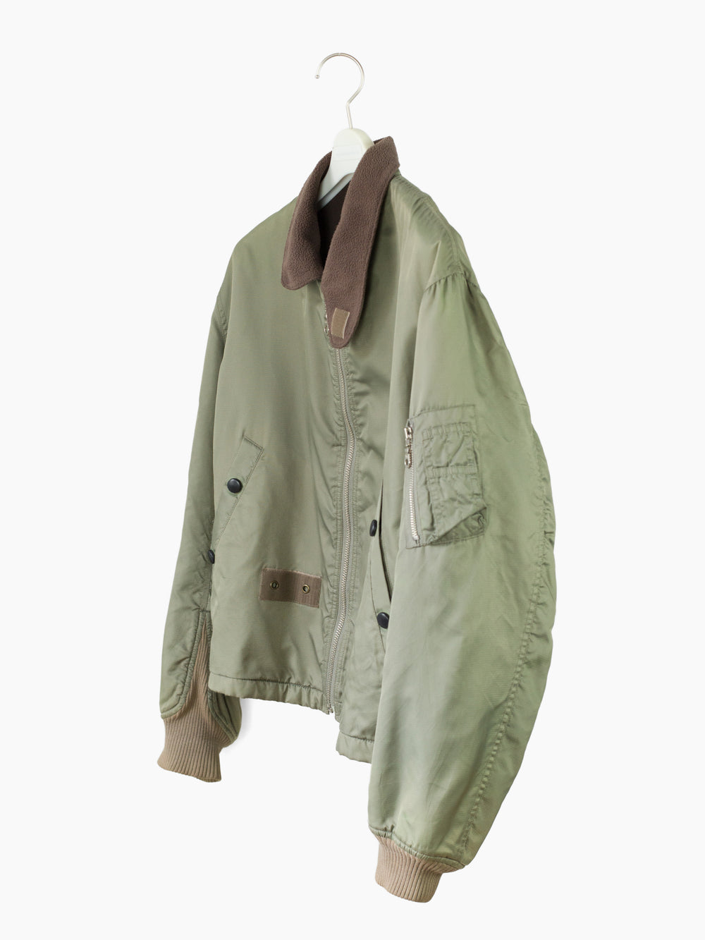 UNISEX S/M 90s Dezert articulated rib flight bomber