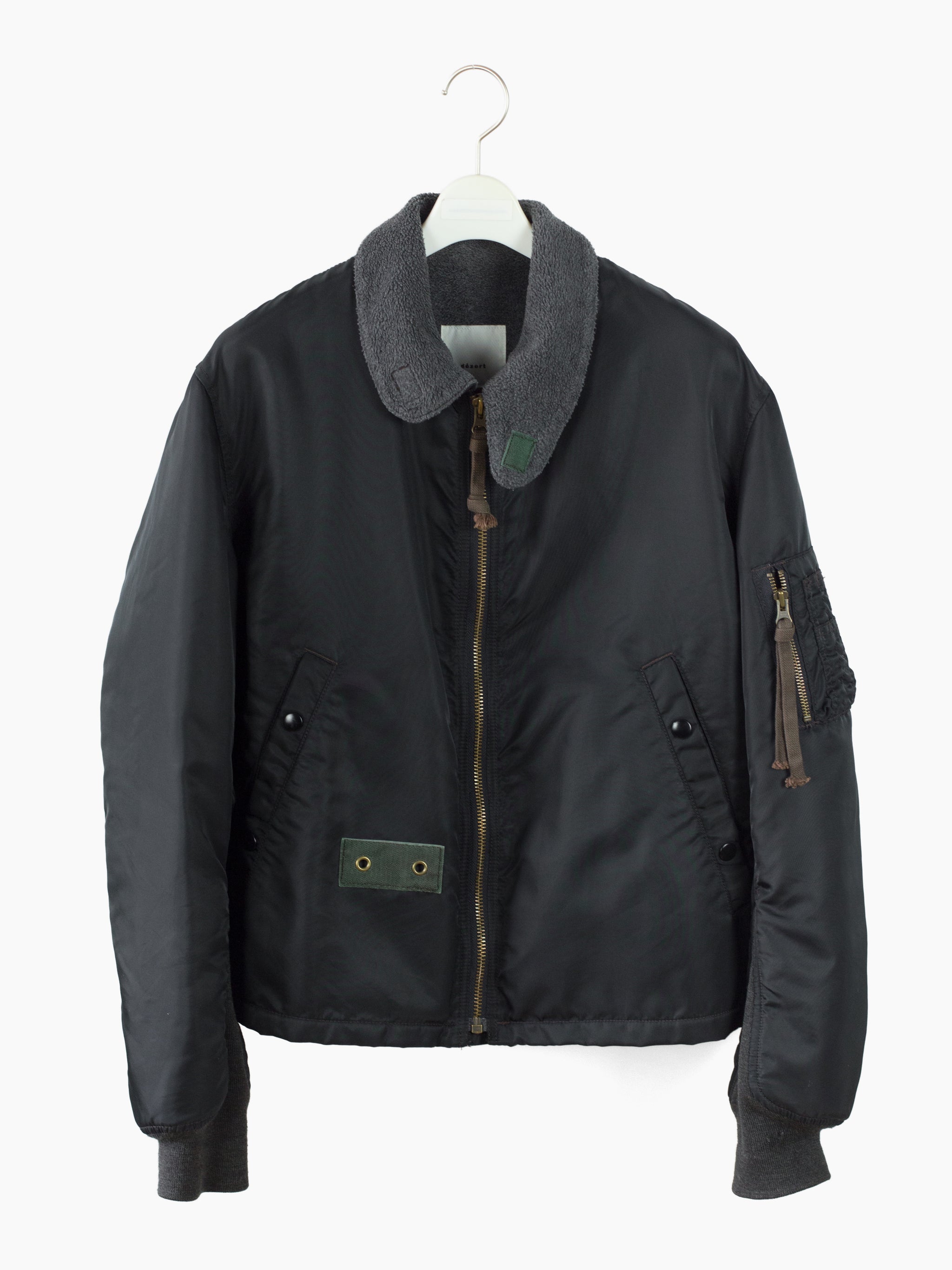 UNISEX S/M 90s Dezert articulated rib flight bomber