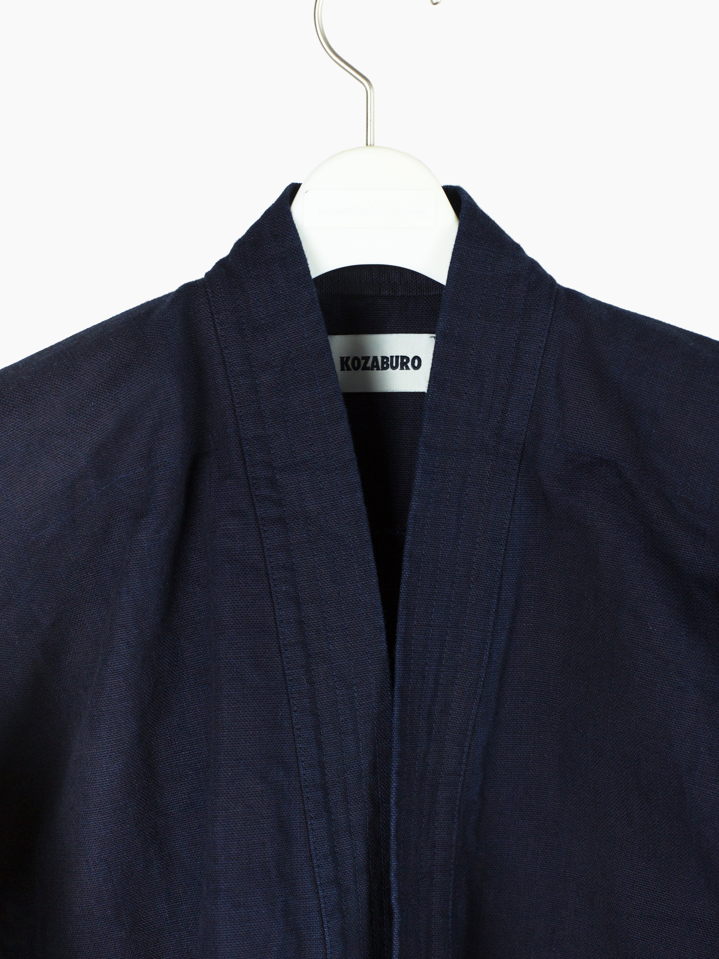 Kozaburo AW21 Indigo Plainweave Kimono